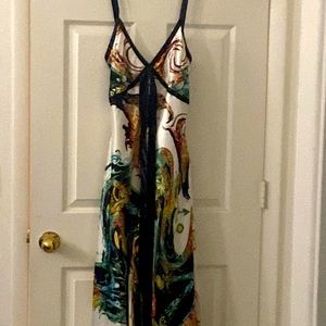 Satin summer dress